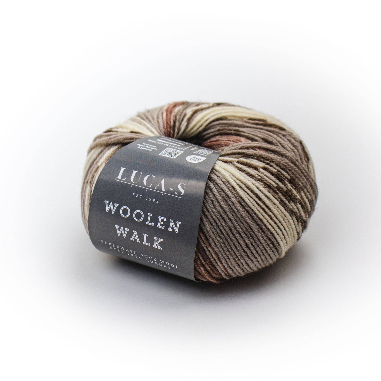 Luca-S Woolen Walk Sock Yarn 50g 15 Shades