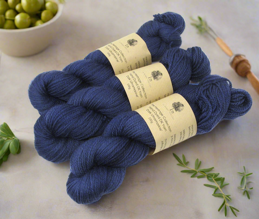 The Heritage Collection - Dark Ultramarine - Hand Dyed DK Yarn