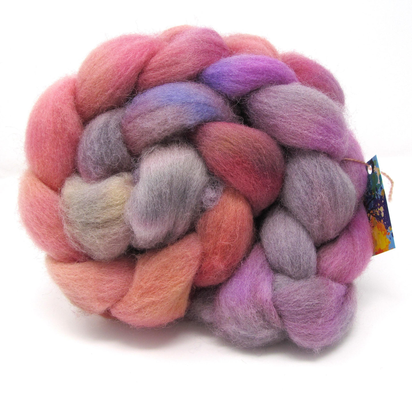 Whitefaced Woodland Hand Dyed Combed Wool Top  100g